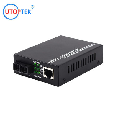 Gigabit Single Mode Fiber to Ethernet 10/100/1000m Sc Port Dual Fiber Media Converter