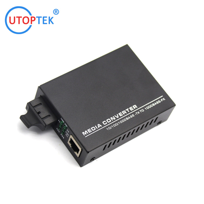 Gigabit Single Mode Fiber to Ethernet 10/100/1000m Sc Port Dual Fiber Media Converter