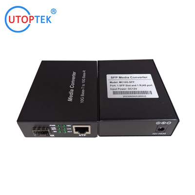 10g Base-T to 10G Base-R Optical Media Converter Fiber Optic Cheap Price 10G media converter mini