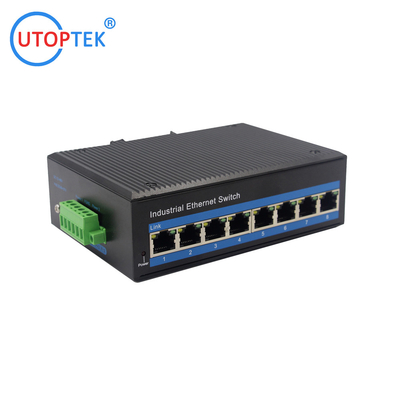 industrial gigabit switch 8port 10/100/1000M UTP ethernet network hub switch for outdoor using