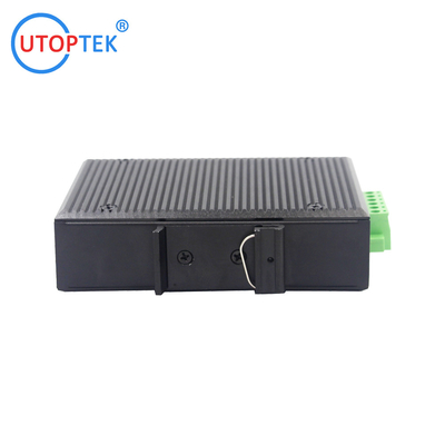 UT11FP-SC20 unmanaged industrial 1x10/100Base-Tx POE+ 1x100M-Fx SC ethernet switch DIN Rail