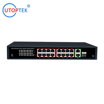 Good price 16port POE+2xGE UPlink+1xSFP POE Etherent switch for IP Camera ip phone