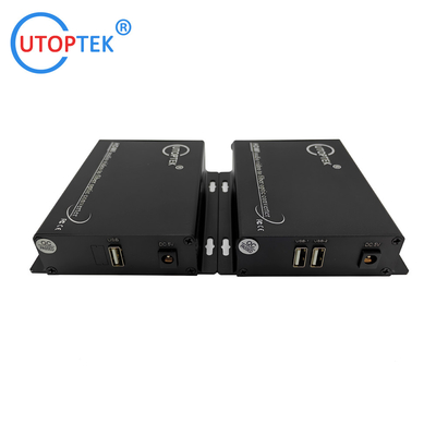 1Channel 1080P HDMI Video+Audio+USB KVM over fiber optical extender Single Fiber 20km video fiber transmitter receiver