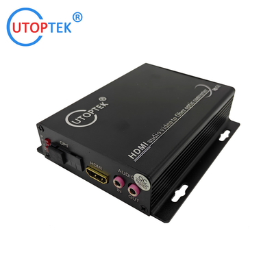 1Channel 1080P HDMI Video+Audio+USB KVM over fiber optical extender Single Fiber 20km video fiber transmitter receiver
