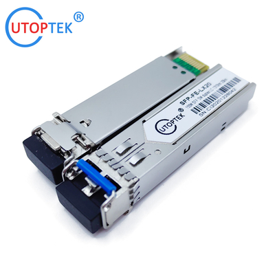 100M 155Mbps SFP Module SM duplex LC 40km 1310nm sfp transceiver compatible cisco,huawei,hp,aruba,mikrotik,juniper