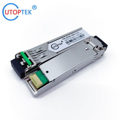 155M Dual LC SFP 80km 1550nm SFP Transceiver Module for ZTE/Cisco/Huawei/HPE/Aruba/Mikrotik