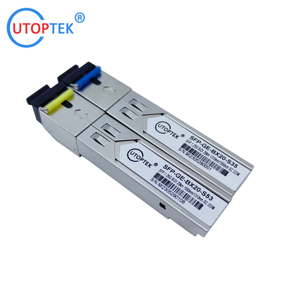1.25G SFP SM BiDi SC 20km 1310/1550nm optical sfp transceiver module DDM fiber optical equipment