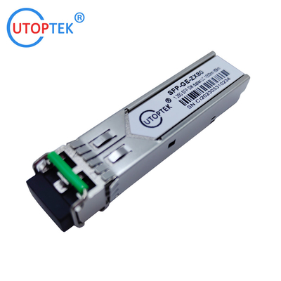 1.25G SFP 80km 1550nm optical transceiver module 1G sfp DDM for Cisco/Huawei/HPE/Juniper/ZTE/Netgear