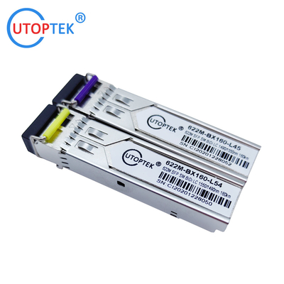 622M STM-4 SMF Bidi LC 160km 1490/1550nm SFP module optical Transceiver DDM for ZTE/Cisco/Huawei/HPE/Aruba/Mikrotik