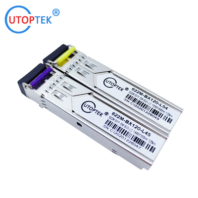 622M STM-4 SM Bidi LC 120km 1490/1550nm SFP module optical Transceiver DDM for ZTE/Cisco/Huawei/HPE/Aruba/Mikrotik
