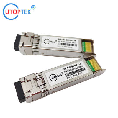 10g Bidi 100km 1490/1550nm SFP+ Transceiver Module Fiber Optical Network for Cisco/Huawei/Alcatel/Juniper/Mikrotik