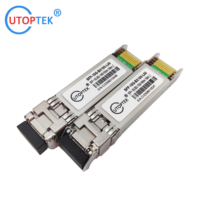 10g Bidi 100km 1490/1550nm SFP+ Transceiver Module Fiber Optical Network for Cisco/Huawei/Alcatel/Juniper/Mikrotik