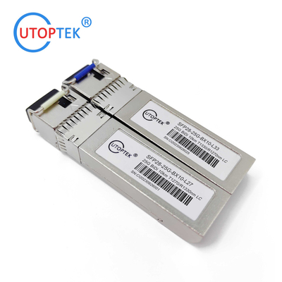 SFP28 25G BiDi LC 1270nm-TX/1330nm-RX 20km solution Networks for Cisco Huawei HP Juniper