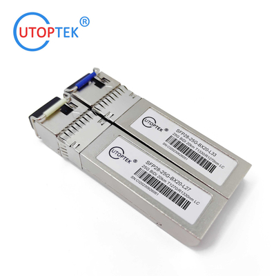 SFP28 25G BiDi LC 1270nm-TX/1330nm-RX 20km solution Networks for Cisco Huawei HP Juniper