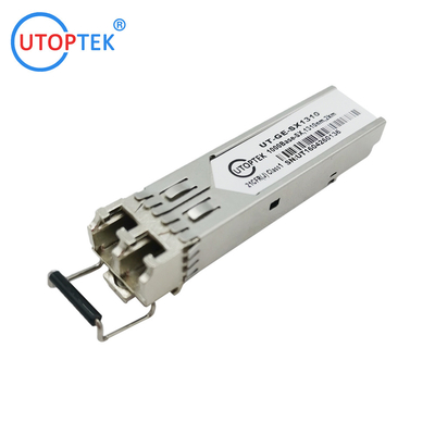 1.25Gb/s SFP Multi-mode 1310nm 2km duplex LC optical fiber Transceiver Module DDM for cisco/huawei/Aruba/HP