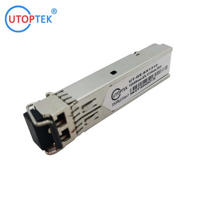 1.25Gb/s SFP Multi-mode 1310nm 2km duplex LC optical fiber Transceiver Module DDM for cisco/huawei/Aruba/HP
