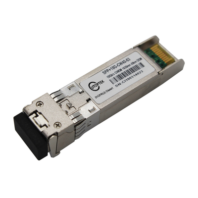 10G CWDM SFP+ 20km 1270nm~1610nm hot pluggable sfp for CWDM MUX-DEMUX using generic sfp module