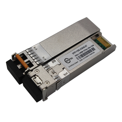 10G CWDM SFP+ 20km 1270nm~1610nm hot pluggable sfp for CWDM MUX-DEMUX using generic sfp module