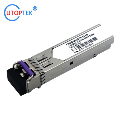 1.25G CWDM SFP 40km 1270~1610nm optical fiber transceiver module for cisco/huawei/Extreme/Alcatel/Arista