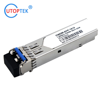 1.25G CWDM SFP 40km 1270~1610nm optical fiber transceiver module for cisco/huawei/Extreme/Alcatel/Arista
