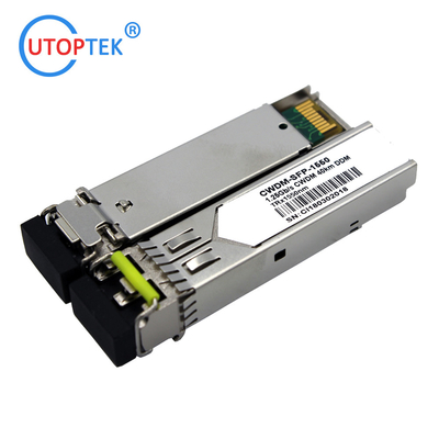 1.25G CWDM SFP 40km 1270~1610nm optical fiber transceiver module for cisco/huawei/Extreme/Alcatel/Arista