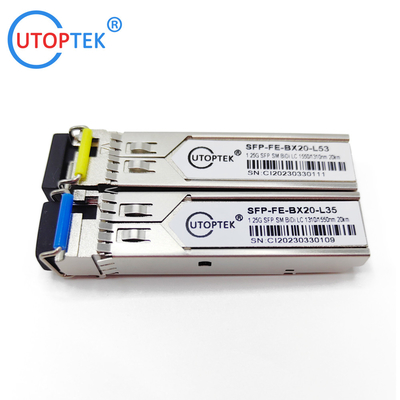 155M SFP SMF Bidi LC 20km 1310/1550nm optical fiber sfp transceiver module for cisco/huawei/ZTE/Viettle
