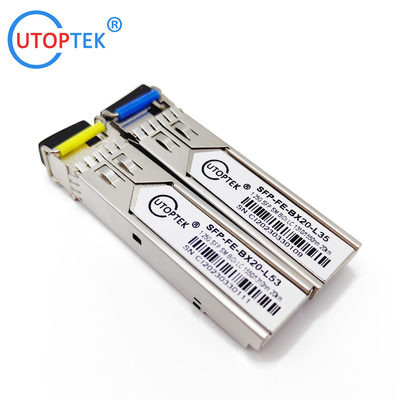 155M SFP SMF Bidi LC 20km 1310/1550nm optical fiber sfp transceiver module for cisco/huawei/ZTE/Viettle