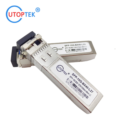 Utoptek 10G LC BIDI 40km Tx1270 Rx1330 Fiber Optical SFP Transceiver Module