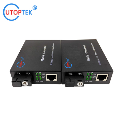 10/100Mbps Single Mode Single Fiber 20KM Optical Transmission Product Fiber Media Converter