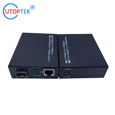 10/100Mbps RJ45 to SFP Fiber optical Media Converter Wholesale Chinese factory media converter price