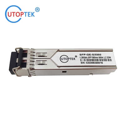 1.25Gb/s SFP Multi-mode 850nm 550m duplex LC optical fiber Transceiver Module DDM for cisco/huawei/Aruba/HP
