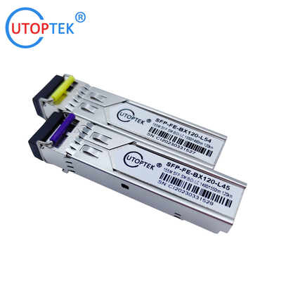 155M SFP SMF Bidi LC 120km 1490/1550nm optical fiber sfp transceiver module for cisco/huawei/ZTE/Viettle