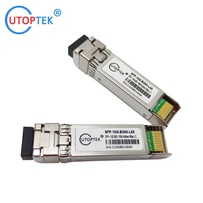 10G WDM 80km SFP+ Bidi LC 1490/1570nm SM Single LC optical transceiver module