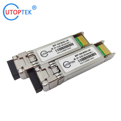 10G WDM 80km SFP+ Bidi LC 1490/1570nm SM Single LC optical transceiver module