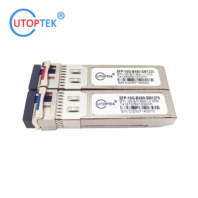 Cisco Compatible 10Gb/s SFP+ WDM Bidi LC 60km 1330/1270nm SM Single LC optical transceiver module