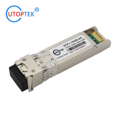 Huawei/Cisco/HP/Juniper Compatible 10G SFP+ ER 40Km 1550nm SM Duplex LC optical transceiver