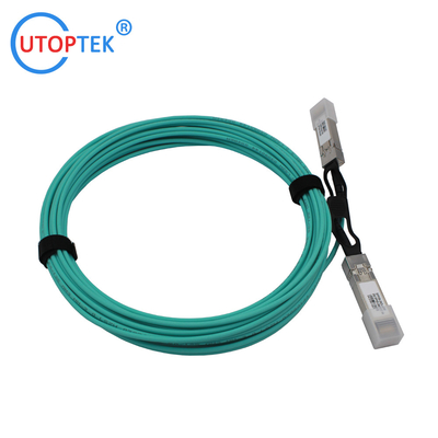 25G SFP28 AOC Cable OM3 1m/3m/5m/15m/50m/100m Customized 25G AOC Cables for Data Center