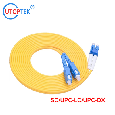 SC/FC/ST/LC fiber patch cord 0.9/2.0/3.0mm UPC/APC LSZH1m/2m/3m/5m/10m/50m patch cord cable  customized