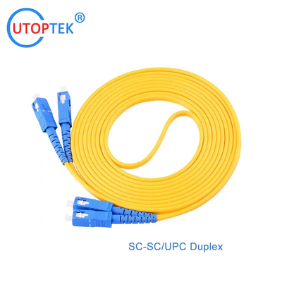 Duplex SC/FC/ST/LC fiber patch cord 0.9/2.0/3.0mm UPC/APC LSZH1m/2m/3m/5m/10m/50m patch cord cable  customized