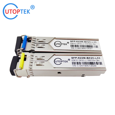 622M STM-4 SMF Bidi LC 40km 1310/1550nm SFP module optical Transceiver for ZTE/Cisco/Huawei/HPE/Aruba/Mikrotik