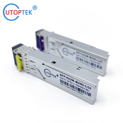 622M STM-4 SM Bidi LC 80km 1490/1550nm SFP module optical Transceiver DDM for ZTE/Cisco/Huawei/HPE/Aruba/Mikrotik