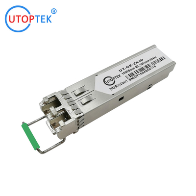 2.5Gb/s SFP Single mode 1550nm 60km duplex LC optical fiber Transceiver Module DDM for cisco/huawei/Aruba/HP