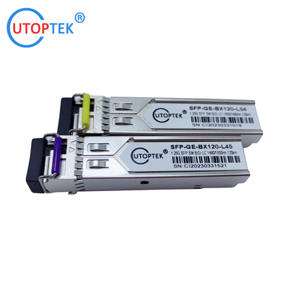 2.5Gb/s SFP  Bidi LC 120km 1490/1550nm optical fiber Transceiver Module DDM for cisco/huawei/Aruba/HP
