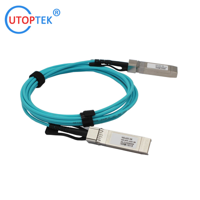 10G SFP+ AOC Cable OM3 1m/3m/5m/15m/50m/100m Customized 10G AOC Cables for Data Center