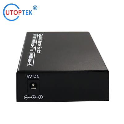 10/100/1000Mbps 2port RJ45+1port SFP/SC fiber ethernet media converter switch normal switch