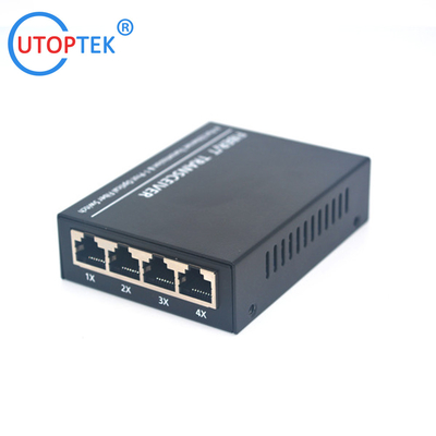 10/100/1000Mbps 4port RJ45+1port SFP/SC fiber ethernet media converter switch normal switch