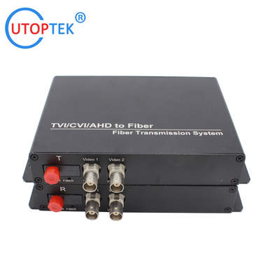 2ch 1080P BNC video, NO data, Fiber FC/SC/ST 20km, HD-CVI/AHD/TVI 1080P Coaxial Video over Fiber Converter