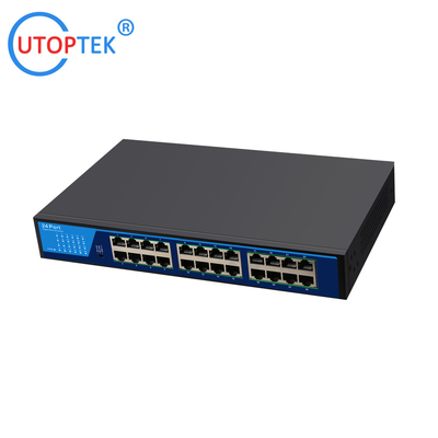 10/100/1000Mbps 24port Gigabyte LAN RJ45 Network Ethernet Hub Switch with best factory price