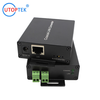 R-R-JT9-1TP2W Coaxial-LAN Converter EOC Converter IP over 2wire coaxial/twisted pair extender for CCTV IP camera