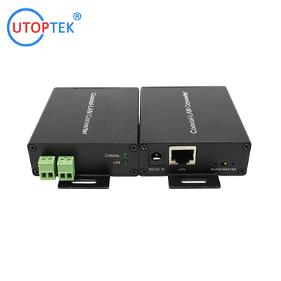 UT-1E2W-S/M Coaxial-LAN Converter EOC Converter IP over 2wire coaxial/twisted pair extender for CCTV IP camera